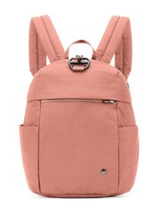 Väike vargusvastane seljakott naistele Pacsafe Citysafe CX Mini 8L, Econyl, Pink hind ja info | Spordikotid, seljakotid | kaup24.ee