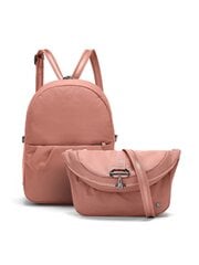 Vargusevastane kott / seljakott 2in1 Pacsafe Citysafe CX Convertible Econyl 8L, Pink hind ja info | Spordikotid, seljakotid | kaup24.ee