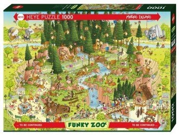 Puzzle 1000 Degano: Zoo Black Forest Habitat hind ja info | Pusled | kaup24.ee