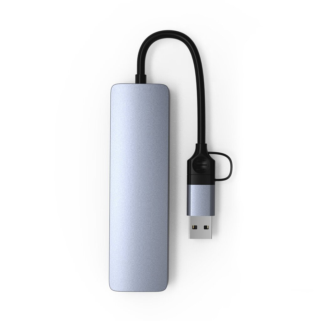 Adapter Splitter Hub 6in1 USB/Micro SD/Type-C цена и информация | USB jagajad, adapterid | kaup24.ee