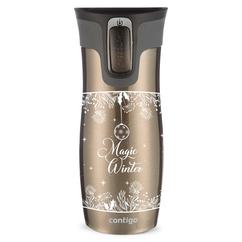 Termokruus, Contigo West Loop 470 ml, Latte - Magic Winter цена и информация | Termosed, termostassid | kaup24.ee