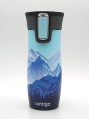 Termokruus, Contigo Byron 470 ml, Helesinine - Mountains at Day цена и информация | Термосы, термокружки | kaup24.ee