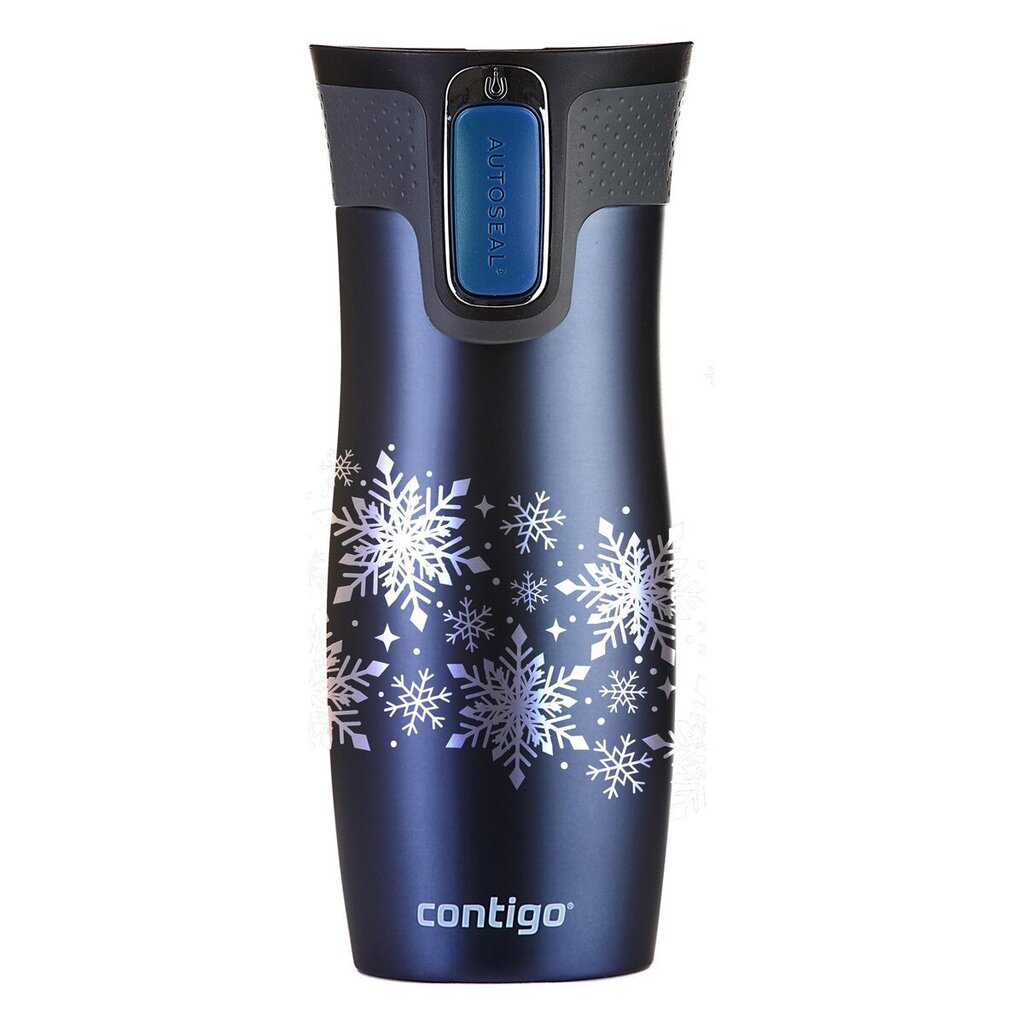 Termokruus, Contigo West Loop 470 ml, Tumesinine - Snow Stars цена и информация | Termosed, termostassid | kaup24.ee