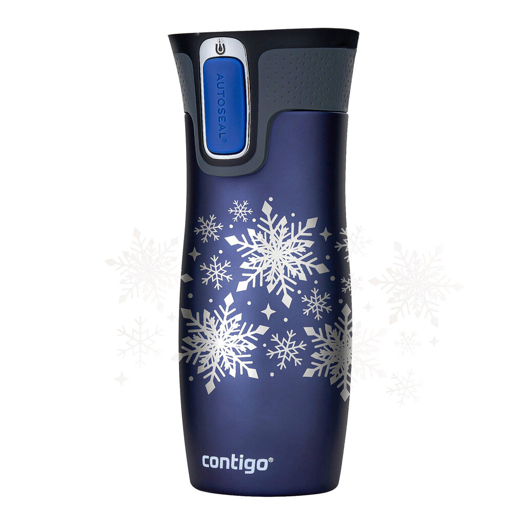 Termokruus, Contigo West Loop 470 ml, Tumesinine - Snow Stars цена и информация | Termosed, termostassid | kaup24.ee