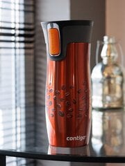 Termokruus, Contigo Byron 470 ml, Oranž - Coffe Day цена и информация | Термосы, термокружки | kaup24.ee