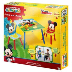 Lapse lauakomplekt ja korv Disney Mickey Mouse (3 osa) цена и информация | Детские столы и стулья | kaup24.ee