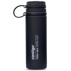 Termos, Contigo Fuse 700 ml, Must hind ja info | Termosed, termostassid | kaup24.ee