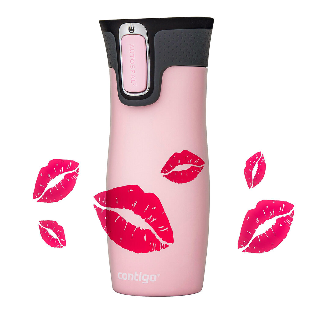 Termokruus, Contigo West Loop 470 ml, Roosa - Lips цена и информация | Termosed, termostassid | kaup24.ee