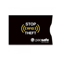 Kaardiümbris 2 tk Pacsafe RFIDsleeve 25, Must 20733-UNIW цена и информация | Женские кошельки, держатели для карточек | kaup24.ee