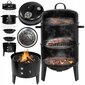 Grill/suitsetaja Gotel Q43G-02T 40 x 40 x 83 цена и информация | Grillid | kaup24.ee