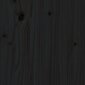 vidaXL riiuliga taimekast, must, 111,5x34,5x81 cm, männipuit цена и информация | Lillekastid | kaup24.ee