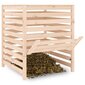 vidaXL komposter, 82,5x82,5x99,5 cm, männipuit цена и информация | Kompostrid, prügikonteinerid | kaup24.ee