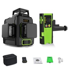 Roheline lasertase Clubiona 3D koos vastuvõtjaga hind ja info | Käsitööriistad | kaup24.ee