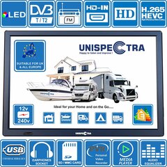 Unispectra Travel/Home 14" TV HD LED DVB-T/T2 TV цена и информация | Телевизоры | kaup24.ee