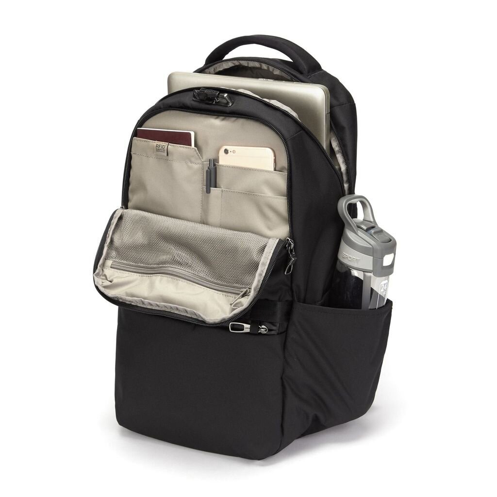 Vargusvastane urban seljakott Pacsafe Metrosafe X 25L, Must hind ja info | Spordikotid, seljakotid | kaup24.ee