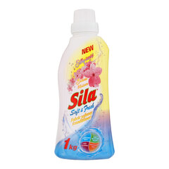 Sila Soft & Fresh Silky Sense kangapehmendaja, 1 kg hind ja info | Pesuvahendid | kaup24.ee