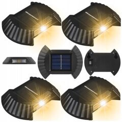 Välisvalgusti komplekt koos päikesepaneelidega, 4 tk цена и информация | Уличное освещение | kaup24.ee