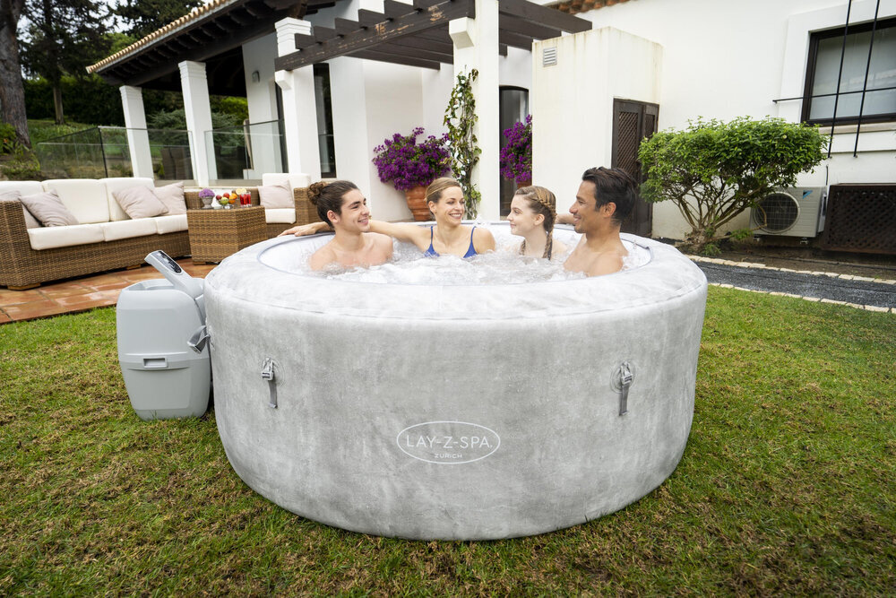 Mullivann Bestway 60065 Lay-Z-Spa Zurich Jacuzzi 180cm (filtrita) hind ja info | Basseinid | kaup24.ee