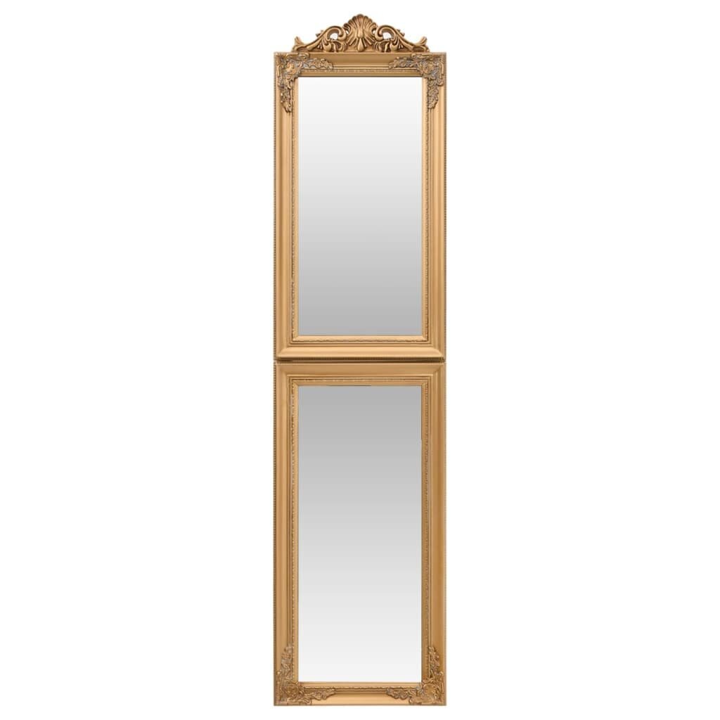 vidaXL eraldiseisev peegel, kuldne, 40 x 160 cm hind ja info | Peeglid | kaup24.ee