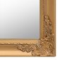 vidaXL eraldiseisev peegel, kuldne, 40 x 160 cm hind ja info | Peeglid | kaup24.ee