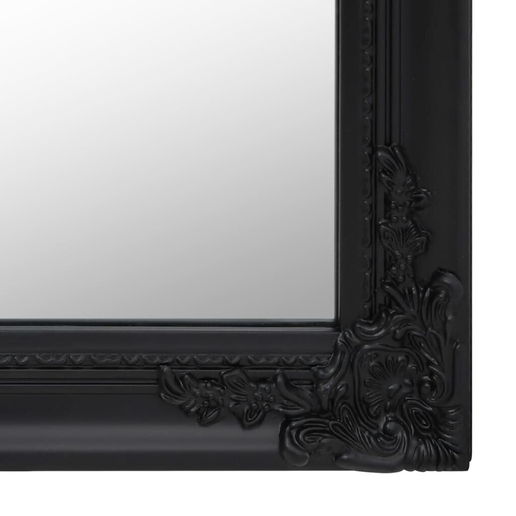 vidaXL eraldiseisev peegel, must, 45x180 cm цена и информация | Peeglid | kaup24.ee