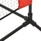 vidaXL tennisevõrk, must ja punane, 300x100x87 cm, polüester hind ja info | Välitennise tooted | kaup24.ee