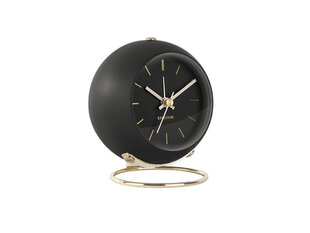 Будильник Globe ø9,5 см, черный цена и информация | Часы | kaup24.ee