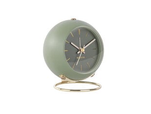 Будильник Globe ø9,5 см, зеленый цена и информация | Часы | kaup24.ee