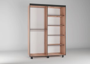 Шкаф ADRK Furniture Berke, 150 см, коричневый цена и информация | Шкафы | kaup24.ee