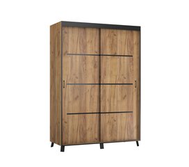 Шкаф ADRK Furniture Berke, 150 см, коричневый цена и информация | Шкафы | kaup24.ee