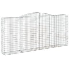 vidaXL kaarekujulised gabioonkorvid 8 tk, 400x50x180/200 cm, raud hind ja info | Aiad ja tarvikud | kaup24.ee