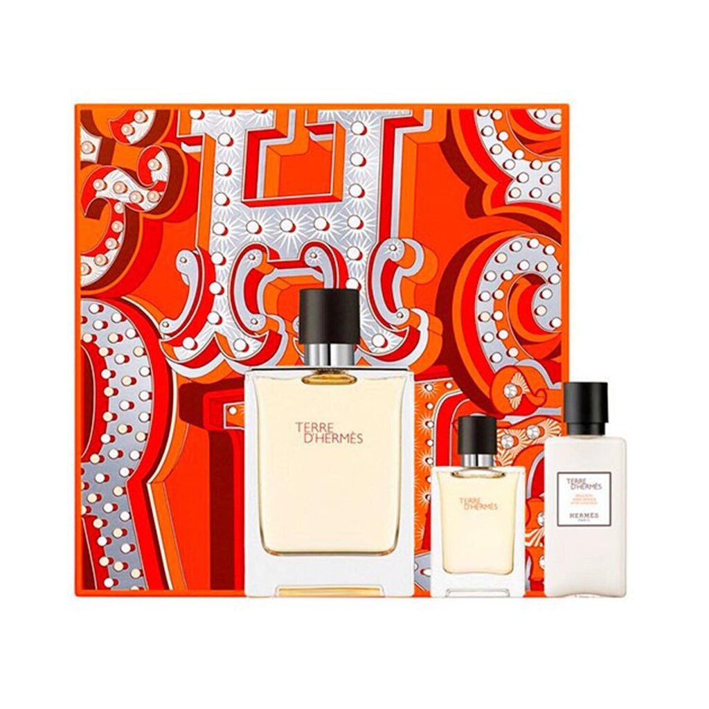 Komplekt Hermes Terre d'Hermes meestele: tualettvesi EDT 100 + mini tualettvesi EDT, 12,5 ml + habemeajamisjärgne losjoon, 40 ml цена и информация | Meeste parfüümid | kaup24.ee