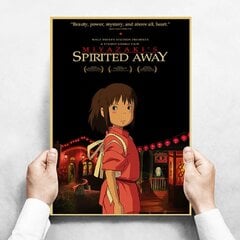 Плакат на крафт-картоне из аниме-фильма  "Spirited Away" цена и информация | Картины, живопись | kaup24.ee