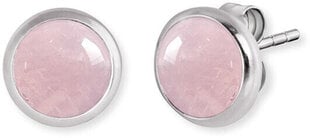 Engelsrufer Серебряные серьги с розовым кварцем ERE-RQ-ST цена и информация | Серьги | kaup24.ee