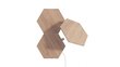 Nanoleaf Elements Wood Hexagons Expansion Pack (3 panels), moodulpaneelid hind ja info | Seinavalgustid | kaup24.ee