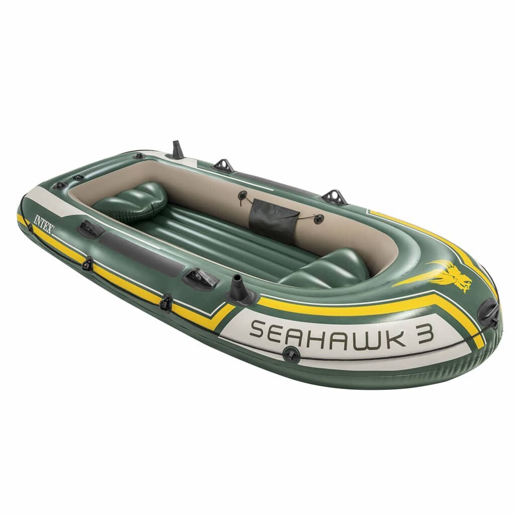 Intex kummipaadi komplekt "Seahawk 3" landimootori ja klambriga hind ja info | Paadid ja süstad | kaup24.ee