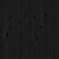 vidaXL seinale kinnitatav voodipeats, must, 156x3x91,5 cm, männipuit цена и информация | Voodid | kaup24.ee