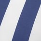 vidaXL dekoratiivpadjad 4 tk, sinine ja valge, 40x40 cm, kangas hind ja info | Dekoratiivpadjad ja padjakatted | kaup24.ee