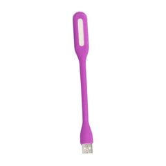 Mini LED lamp silikoon USB lilla hind ja info | Laualambid | kaup24.ee