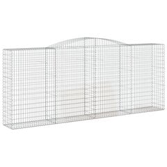 vidaXL kaarekujulised gabioonkorvid 2 tk, 400x50x160/180 cm, raud hind ja info | Aiad ja tarvikud | kaup24.ee