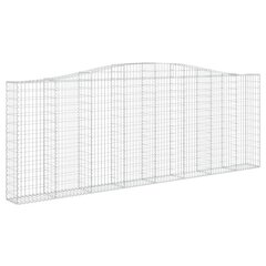 vidaXL kaarekujulised gabioonkorvid 9 tk, 400x30x140/160 cm, raud hind ja info | Aiad ja tarvikud | kaup24.ee