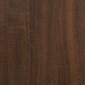 vidaXL puhvetkapp, pruun tamm, 91 x 29,5 x 65 cm, tehispuit hind ja info | Elutoa väikesed kapid | kaup24.ee