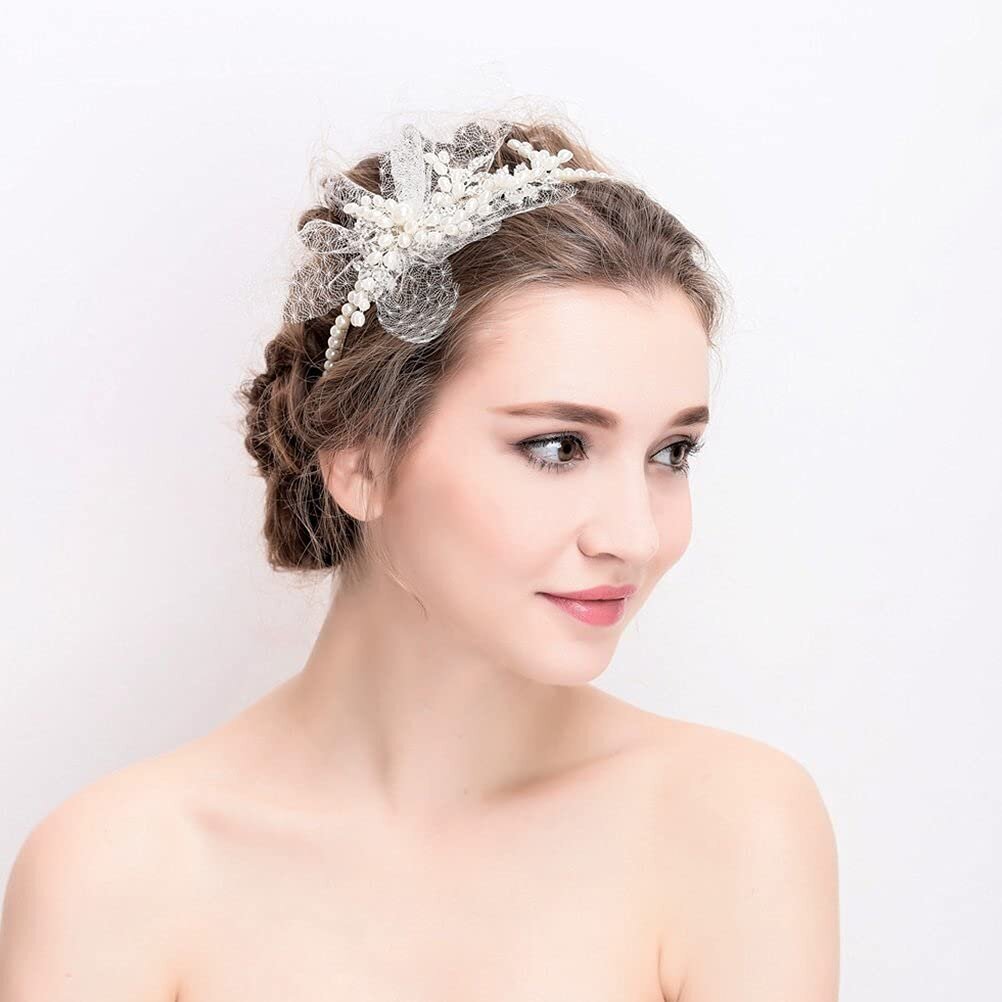 Peapael Frcolor Crystal Wedding Peal Flower Tiara цена и информация | Juuste aksessuaarid | kaup24.ee