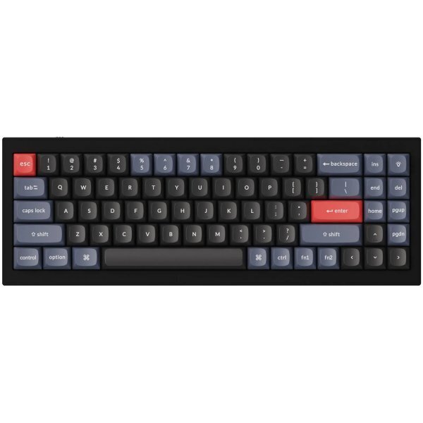 Keychron Q7, Gateron G Pro Red Switch, juhtmega klaviatuur hind ja info | Klaviatuurid | kaup24.ee