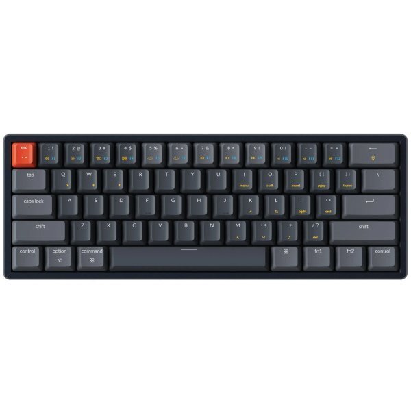 Keychron K12, Gateron G Pro Brown Switch, juhtmevaba klaviatuur hind ja info | Klaviatuurid | kaup24.ee