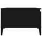 vidaXL kohvilaud, must, 55 x 55 x 36,5 cm, tehispuit цена и информация | Diivanilauad | kaup24.ee