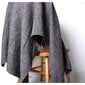 Norravilla linane tekk Herringbone Black, 135x100cm hind ja info | Voodikatted, pleedid | kaup24.ee