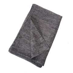 Льняное одеяло Norravilla Herringbone Black, 135x100 см. цена и информация | Покрывала, пледы | kaup24.ee