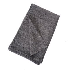 Norravilla linane tekk Herringbone Black, 135x250cm цена и информация | Покрывала, пледы | kaup24.ee