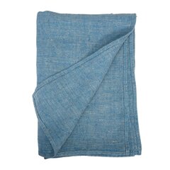 Norravilla linane tekk Herringbone Blue, 100x135cm цена и информация | Покрывала, пледы | kaup24.ee